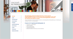 Desktop Screenshot of praktischer-betriebswirt.de